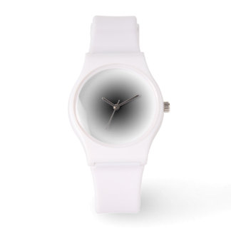 Sleek White Minimalist Wristwatch - Modern Unisex 