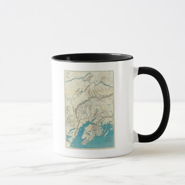Sleem's Map of Central Alaska Mug (Right)