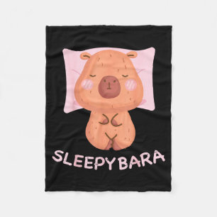 Sleeng Capybara Pajamas Nightgown Sleepybara Roden Fleece Blanket