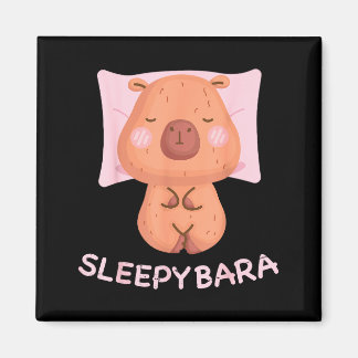 Sleeng Capybara Pajamas Nightgown Sleepybara Roden Magnet