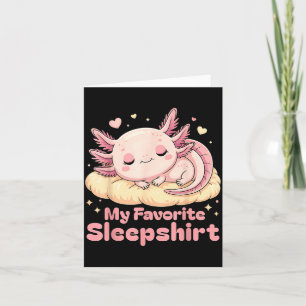 Sleeng Pajamas Axolotl Favorite Sleepshirt Women G Card