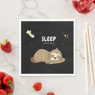 Sleep Approved Sloth - Sleeping Clothes - Sleep Napkin