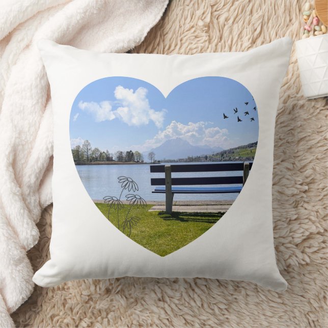 Sleep at the lake - ornamental cushions with a nat (Blanket)