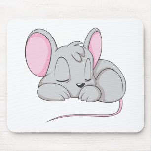 Sleep Baby Mouse Rat Nap Shirt Mouse Mat