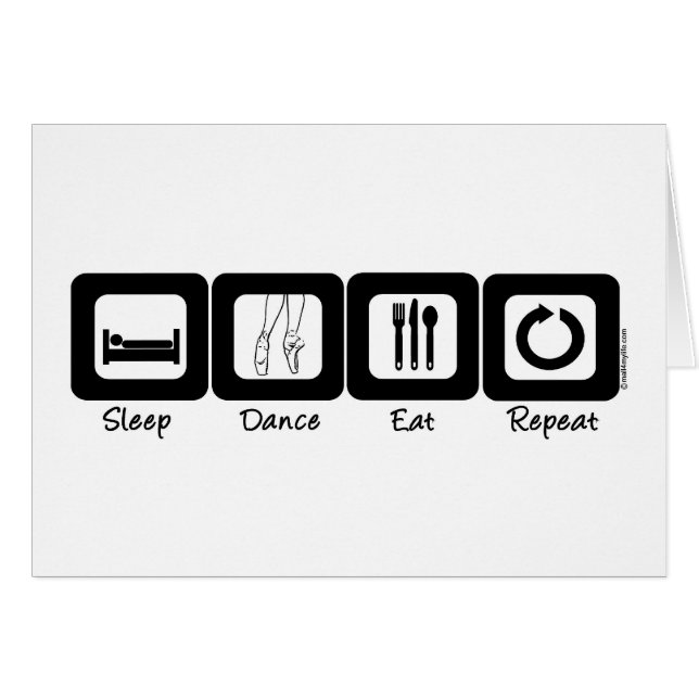 Sleep Ballet Eat Repeat (Front Horizontal)