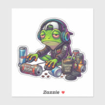 Sleep Deprived Gamer Frog