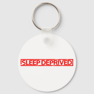 Sleep Deprived Stamp Key Ring