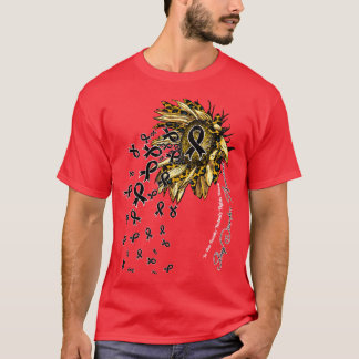 Sleep Disorders Awareness sunflower nobody fights  T-Shirt