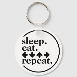 Sleep. Eat. Arrows. Repeat. Key Ring
