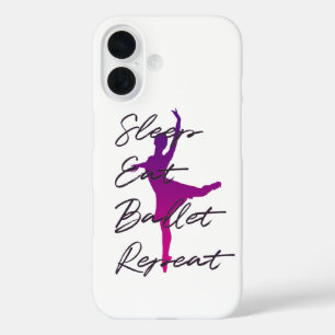 Sleep Eat Ballet Repeat Balletcore – Pink Dance iPhone 16 Case