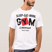 Sleep Eat Work Gym Repeat typography design