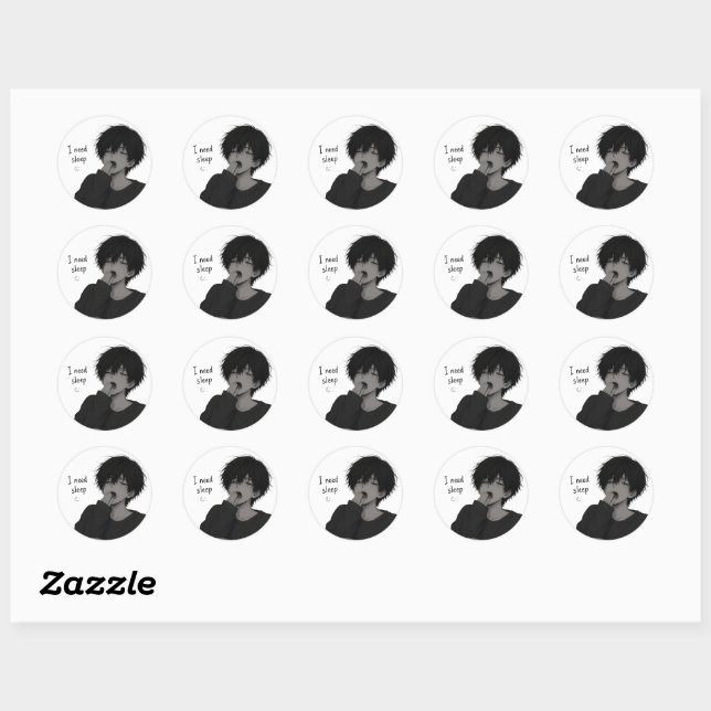 Sleep.exe Has Stopped Working Sticker (Sheet)