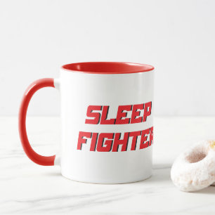 Sleep fighter funny sleepless mug