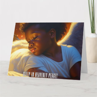 SLEEP IN HEAVENLY PEACE  CARD