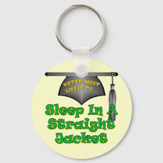 Sleep In Straight Jacket Key Ring