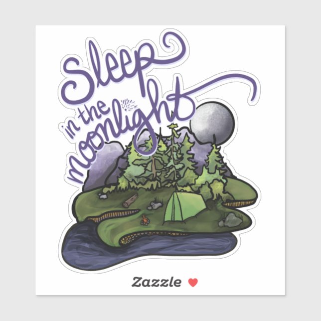 Sleep in the Moonlight Sticker (Sheet)