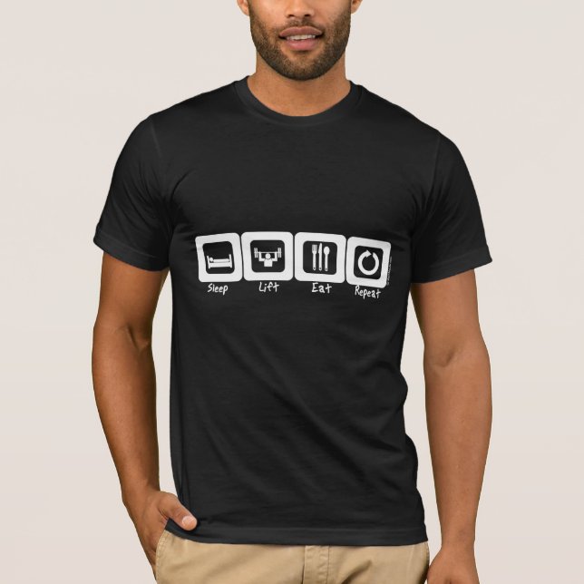 Sleep Lift Eat Repeat T-Shirt (Front)