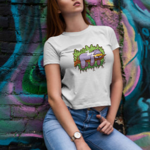 Sleep Mask Sloth Cartoon T-Shirt