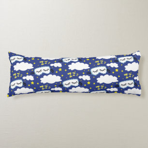Sleep Masks Clouds and Yellow Stars Body Cushion