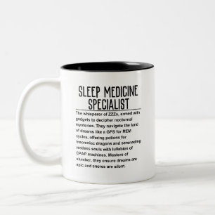 Sleep medicine specialist Two-Tone coffee mug