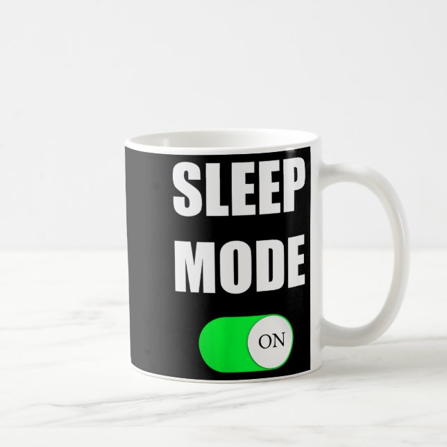 Sleep Mode On Funny Nap Shirt Love Napng Sleeng  Coffee Mug (Right)