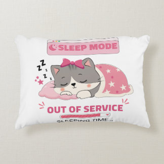 sleep mood decorative cushion