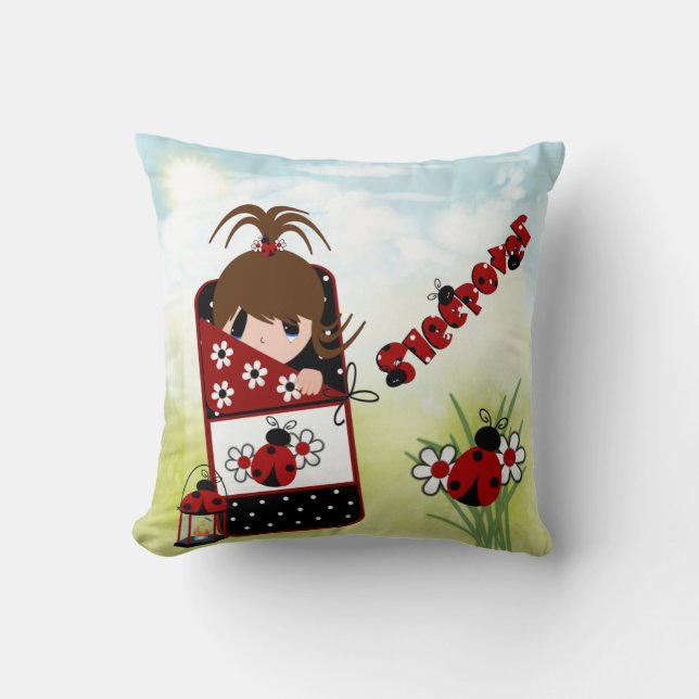 Sleep Over 3  Pillow (Front)