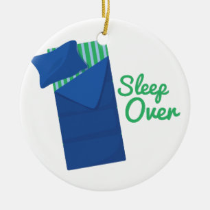 Sleep Over Ceramic Tree Decoration