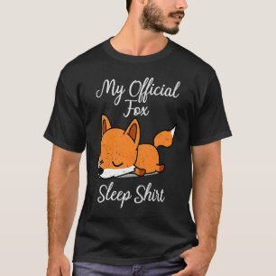 Sleep Pyjamas Nightdress Fox Sleep T-Shirt