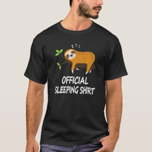 Sleep Pyjamas Nightdress Sloth Night T-Shirt