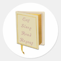 Sleep Read Reapeat Literature Book Lover Ivory