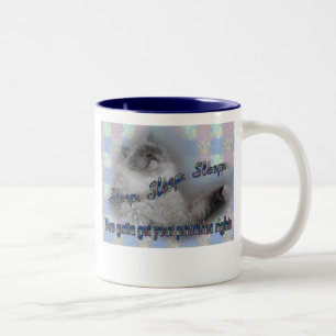 Sleep Sleep Sleep Two-Tone Coffee Mug