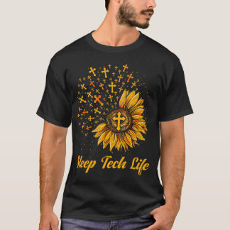 Sleep Tech Life Sunflower T-Shirt