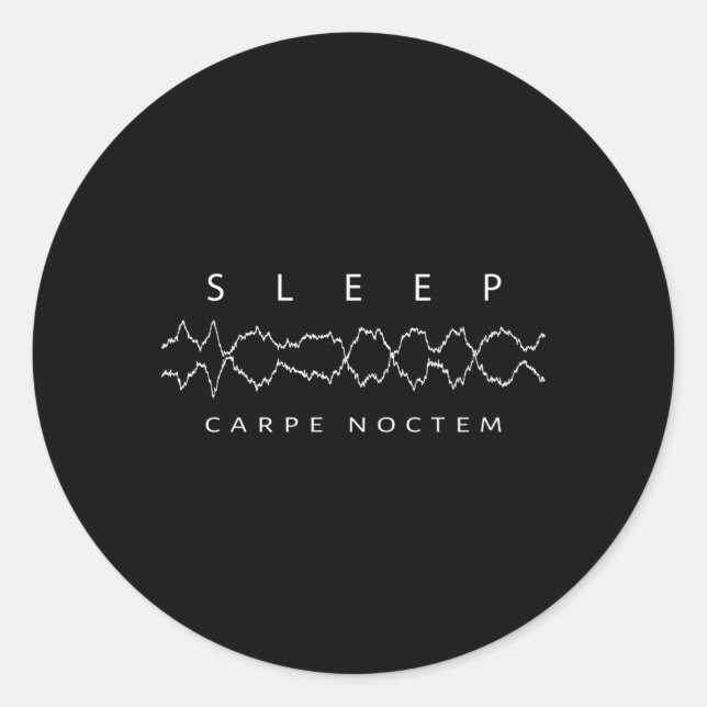 Sleep Tech Sleep Technologist Sleep Lab Classic Round Sticker (Front)