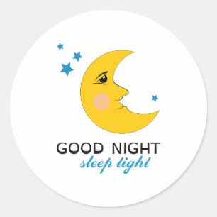 Sleep Tight Classic Round Sticker