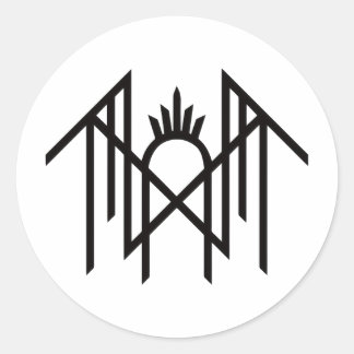 Sleep token classic round sticker