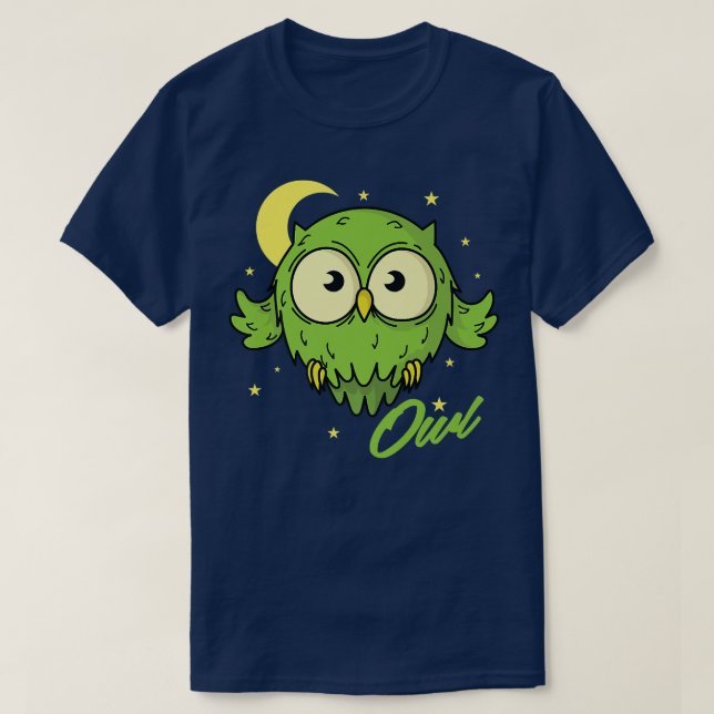 Sleep type owl night active794 T-Shirt (Design Front)
