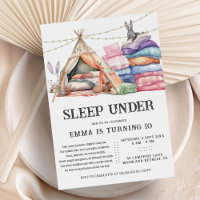 Sleep Under Cute Boho Sleepover Birthday Party