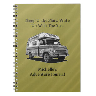 Sleep Under Stars Wake With Sun Outdoor Serenity Notebook