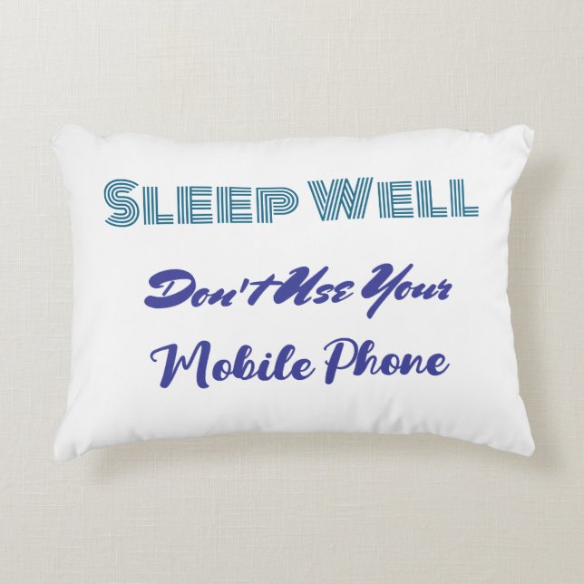 Sleep Well Vibe Pillow (Front)
