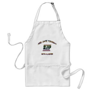SLEEP WITH A LAWYER STANDARD APRON