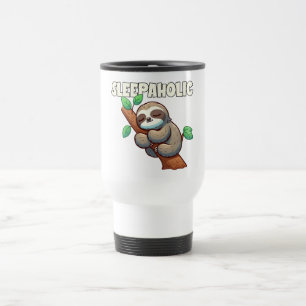 Sleepaholic - Sleep Lovers - Sleeping Sloth Travel Mug