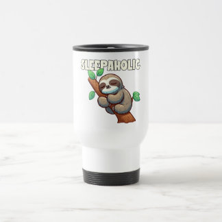 Sleepaholic - Sleep Lovers - Sleeping Sloth Travel Mug