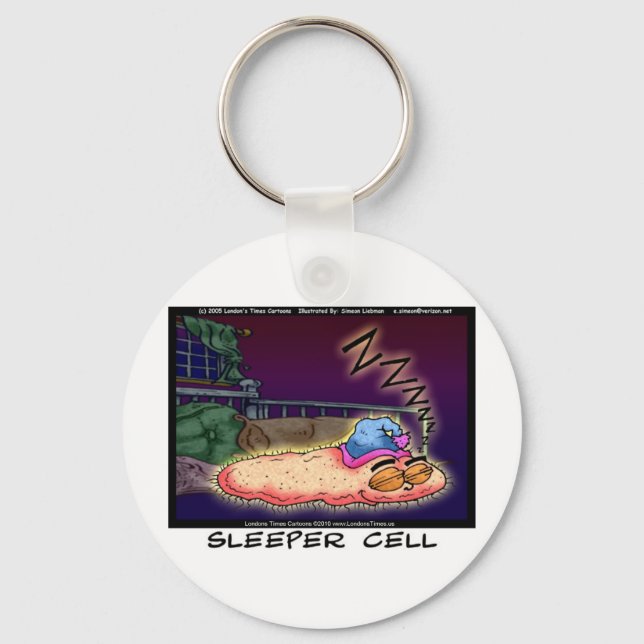 Sleeper Cell Funny Gifts Tees &  Collectibles Key Ring (Front)