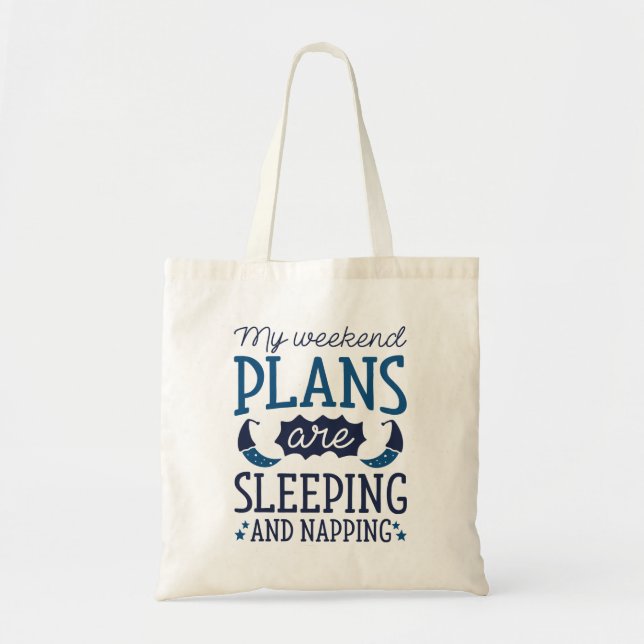 Sleeping And Napping Tote Bag (Front)