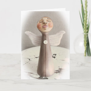 Sleeping Angel Christmas Card