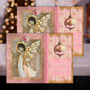 Sleeping Angel in Pink - Decoupage Tissue Paper