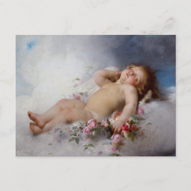 Sleeping Angel Postcard (Front)