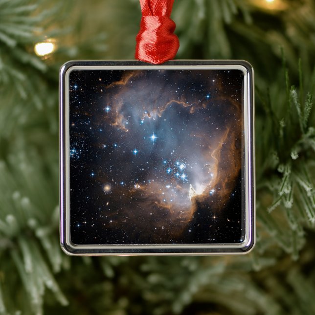 Sleeping Angel Star Cluster Metal Tree Decoration (Tree)