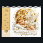 Sleeping Angels – Schlafende Engel Calendar<br><div class="desc">This angels calendar / cherubs calendar / guardian angels calendar is designed to bring inspiration and joy all year round. Each month showcases heartwarming illustrations of cute little sleeping angels, brought to life with soft brown, white, and golden tones that radiate warmth and positivity. On the left side, small golden...</div>